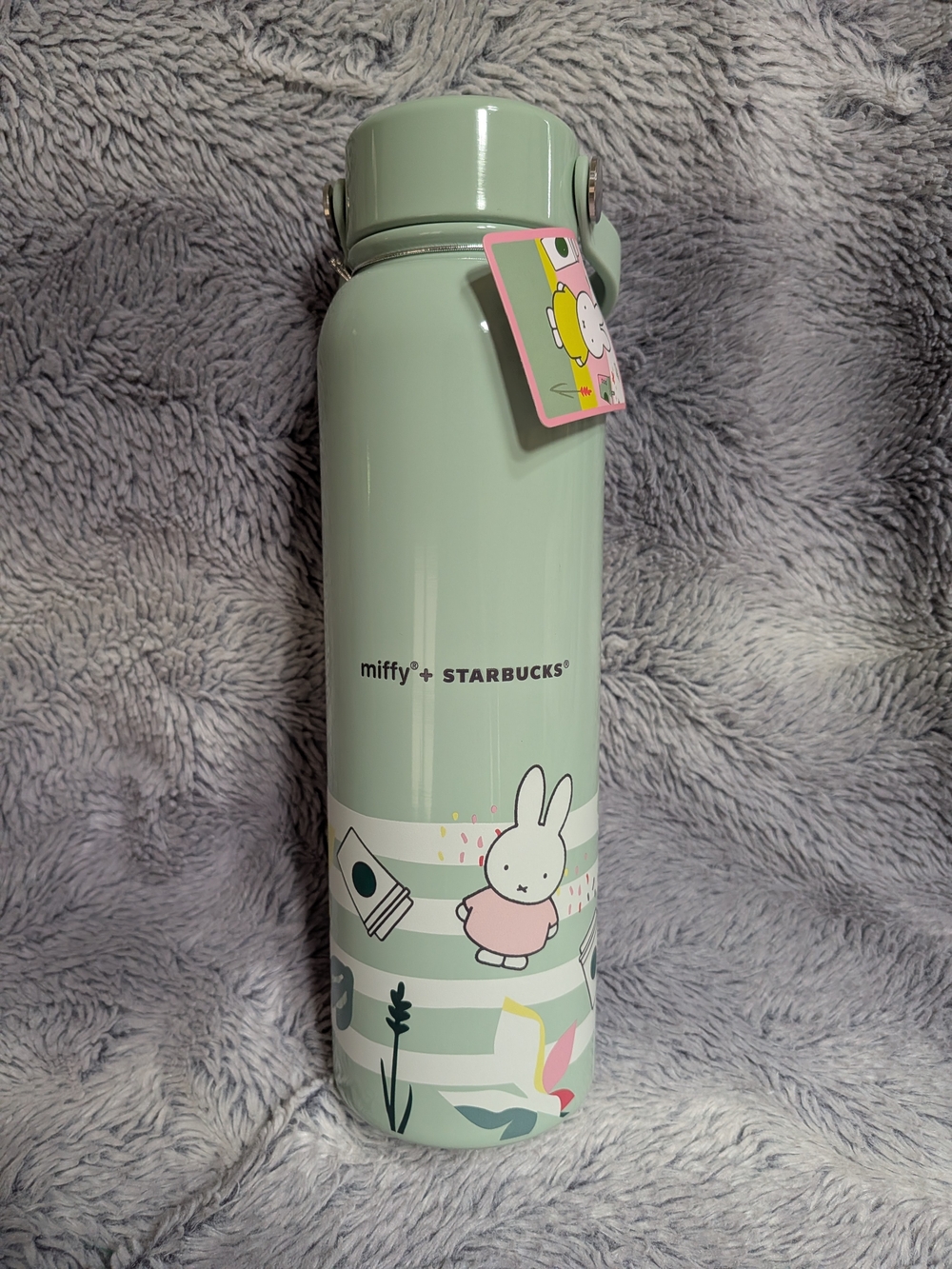 miffy x Starbucks Mint Green Stainless Bottle BNWT